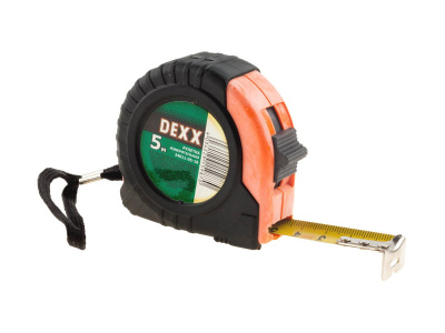 Рулетка MIRAX 5 м х 18 мм , обрезиненный корпус