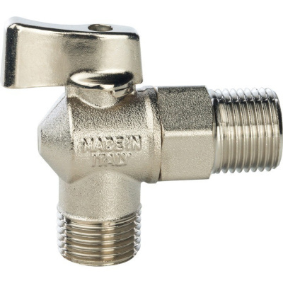 Кран шаровой  угловой  1/2"x1/2" резьба наружная - наружная STOUT SVB-0059-001212