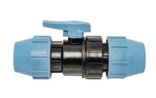 Кран шаровый компрессионный 25 х 25 PN16 UNIDELTA