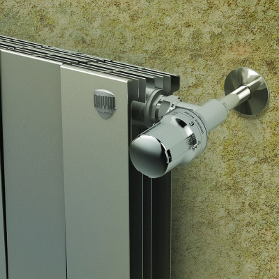 Радиатор PIANOFORTE BIMETALL 500. 7 секций  500 х80х 700; ROYAL  1225 ВтSilver Satin (Серебрянный)