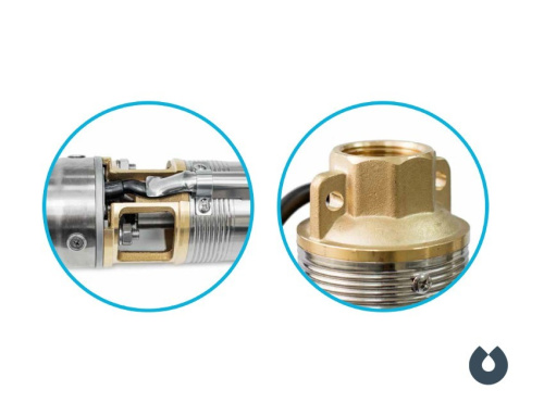 ECO 4-45 центробежный насос напор 59 м, 0,75 кВт, ток 4,8 А, кабель 3х0,75  133 л/м UNIPUMP