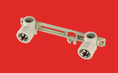 Водорозетка на планке DN 20 x 1/2" Внутренняя резьба   полипропилен FV-Plast Чехия (серый)    219120