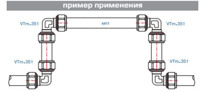 Угольник обжимной 32                                                         VALTEC VTm.351.N.003232