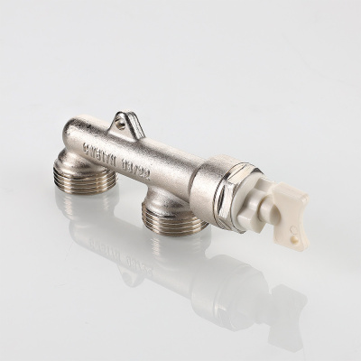 Замыкающий участок с ручным воздухоотводчиком ( монтажный шаблон 3/4"EK -50 мм.) VALTEC VT.AVF02.N.2