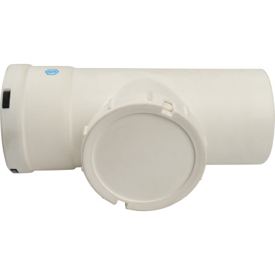 Ревизия для конденсационного дымохода 90° M-F Ø 80, м/п PP-FE STOUT