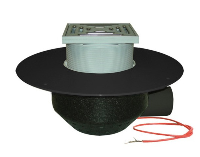 Кровельная воронкаHL64,1BF/7 DN75  с теплоизоляцией, с корпусом  для FPO мембран, с горизонт. выпуск