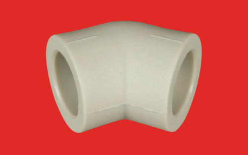 Угол DN 25 * 45 полипропиленовый FV-Plast Чехия (серый)             203025