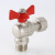 Кран шар. BASE угловой с накидной гайкой 1/2" вн.-нар. VALTEC VT.267.N.0404