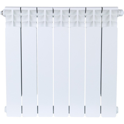 Биметаллический  секционный радиатор STOUT Space 7 секции нижнее подкл 3/4 500/90 SRB-0320-050007