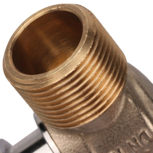 Кран шаровой с накидной гайкой угловой  3/4" резьба вн.-нар., ручка бабочка STOUT