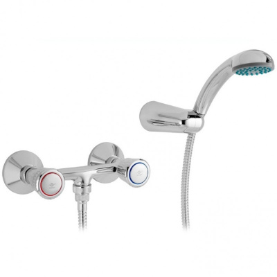 402 FAVORIT  Смеситель для душевой кабины без излива. держ. душа с классической кран-буксой MOFEM