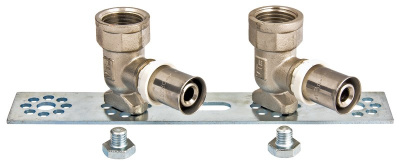 Монтажная планка с водорозетками пресс 16х1/2"                               VALTEC VTm.224.N.001604