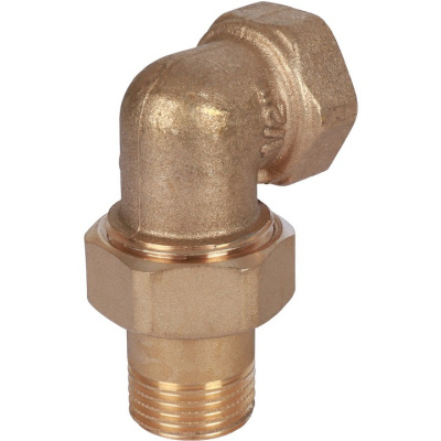 STOUT Американка угловая 1/2  SFT-0056-000012 наружная - внутренняя резьба латунь o-ring 