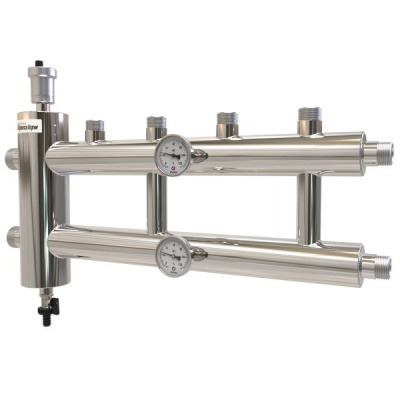 Коллектор с гидрострелкой 60 кВт 2+1 контур 1х1 GSK 25-2.1 AISI 304 ПроксиТерм