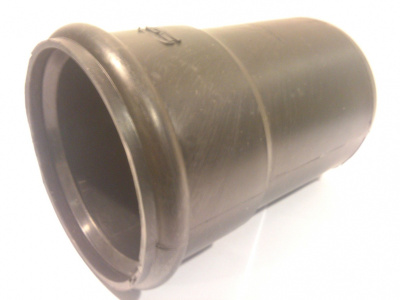 Футовка канализационная черная Ø 108 (ДУ 100)