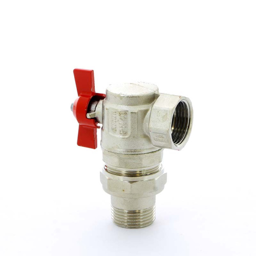 298 S Кран шаровый со сгоном НВ 1' бабочка ITAP IDEAL  с прокладкой угловой