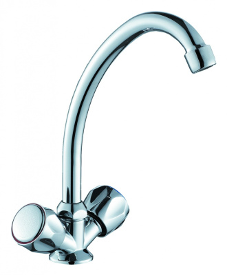 ELQ2220 Смеситель KÖNNER ELEMENT QUARZ для кухни с высоким поворотным изливом