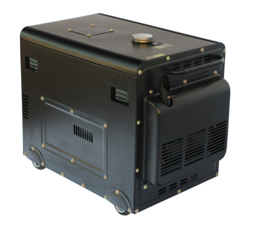 Генератор дизельный D7500S, 220V, 5,7 кВт, электростарт, бак 14.5 л, прод. раб. 7,5 час, FOXWELD