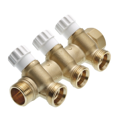 Коллектор универсальный с запорными вентилями, 3/4 х 3/4 Ek, 2 вывода TECE 8730006